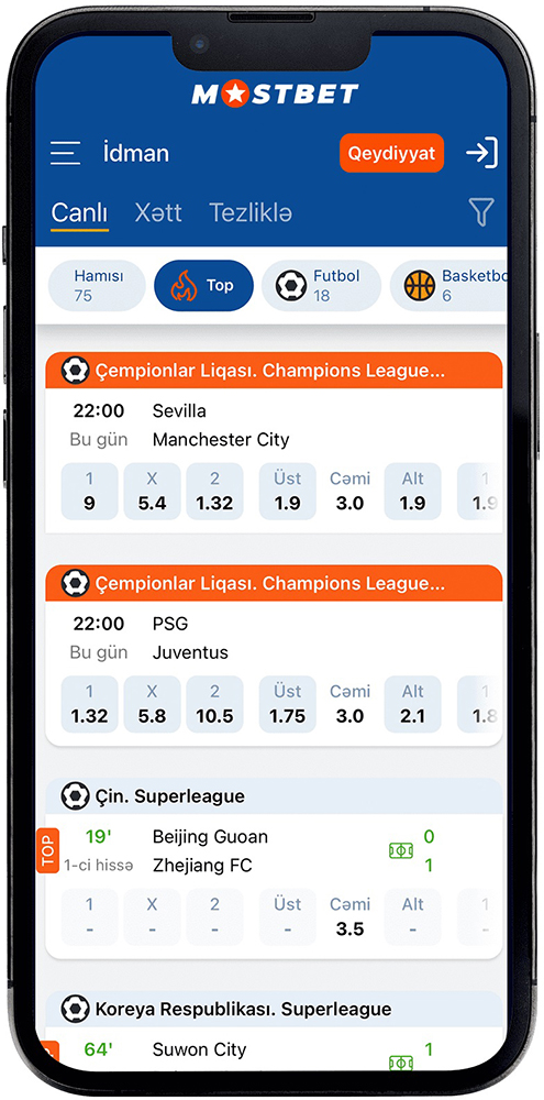 Mostbet Mobile App iOS.